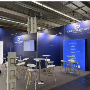 Chr. Olesen exhibition stand